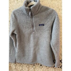 Patagonia Fleece Pullover Gray‎ Quarter Zip Women's XS